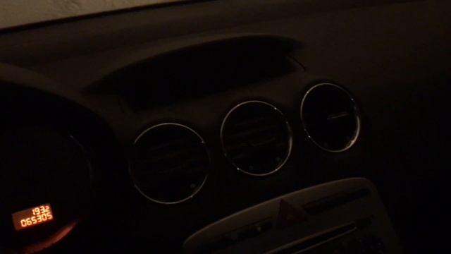 Запуск Пежо 408 дизель в -23 после долгой стоянки.