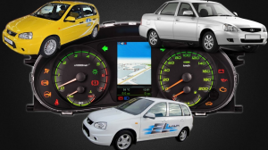 Всё о комбинациях приборов ИТЕЛМА с навигацией Калина, Приора, Приора CAN, Ellada