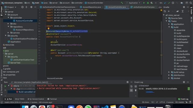 JWT Authentication with Java Micronaut смотреть онлайн