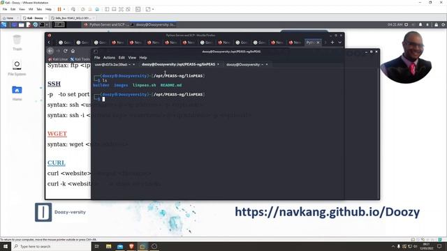 Using WGET and downloading Linpeas script смотреть онлайн