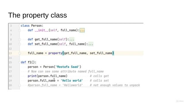 Property Class 2 [Mastering 4 critical SKILLS using Python] смотреть онлайн
