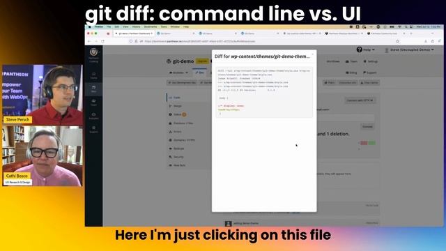 CLI vs. UI: Git Diff смотреть онлайн