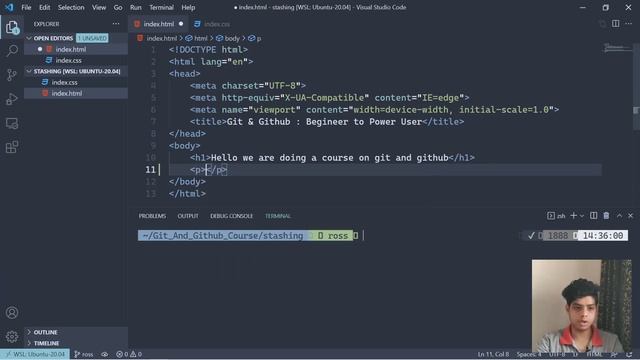 09. All about stashing | Understanding git stash | The Complete GIT & GITHUB Course смотреть онлайн