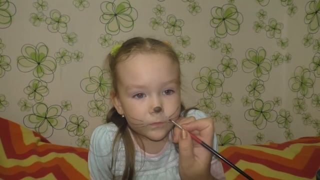 Макияж Агнии на хеллоуин милая кошечка.Halloween. смотреть онлайн