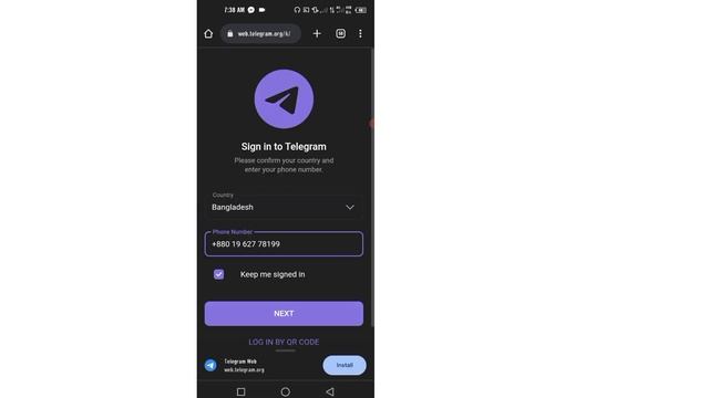 How to Login Telegram Chrome Browser On Mobile | Telegram web login in chrome browser смотреть онлайн