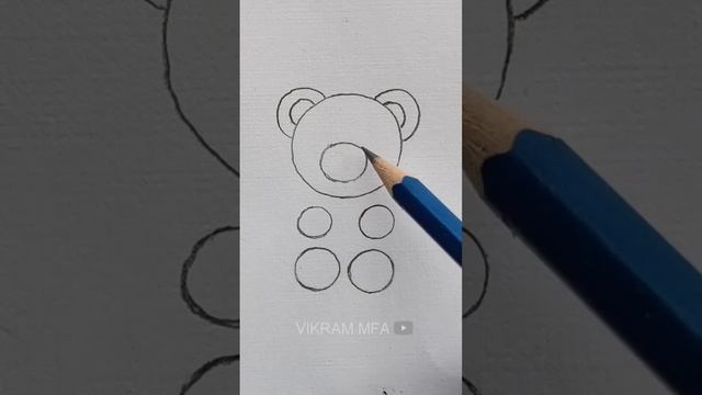 How to Draw Very Easy Teddy Bear Drawing смотреть онлайн