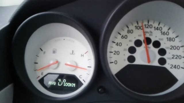Расход топлива по трассе. Додж Калибр дизель. 2л. CRDI смотреть онлайн