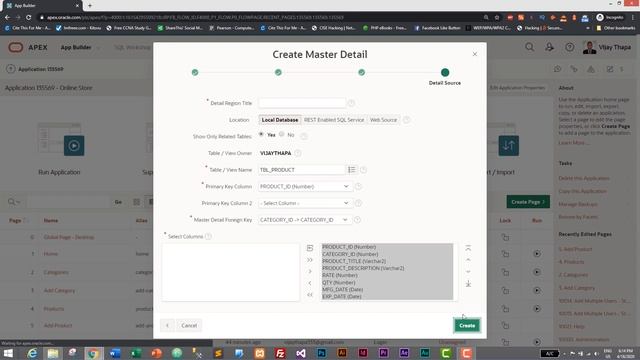 9. How to Create Master Detail Page in Oracle Apex? [ Displaying Products by Category ] смотреть онлайн