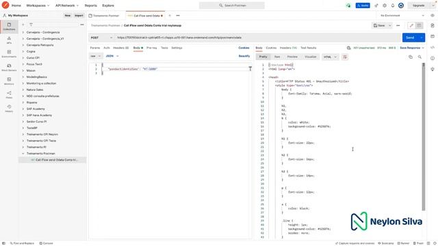 Curso SAP CPI/CI - Aula #03.04 - Instalando Postman e chamando o iFlow / Usando oAuth2 смотреть онлайн