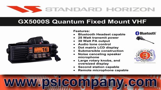 Standard Horizon GX5000S Quantum Marine VHF Radio: An Overview смотреть онлайн