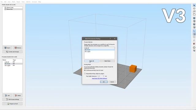 Simplify3D Version 4 - Improved Sequential Printing & Drag n Drop Reordering смотреть онлайн