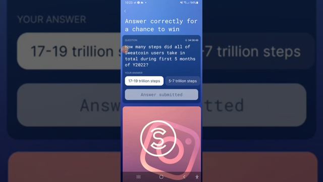 расказываю как в приложении Sweatcoin получить 500 монет безплатно за пару кликов смотреть онлайн