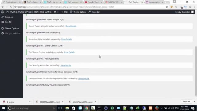 Bài 1 instal themes the7 wordpress смотреть онлайн