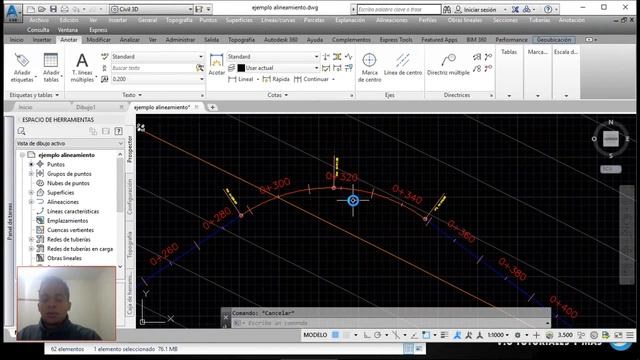 Curso Autocad Civil 3D 2017 - Clase N°05: Alineamientos + Cuadro de Construcción смотреть онлайн