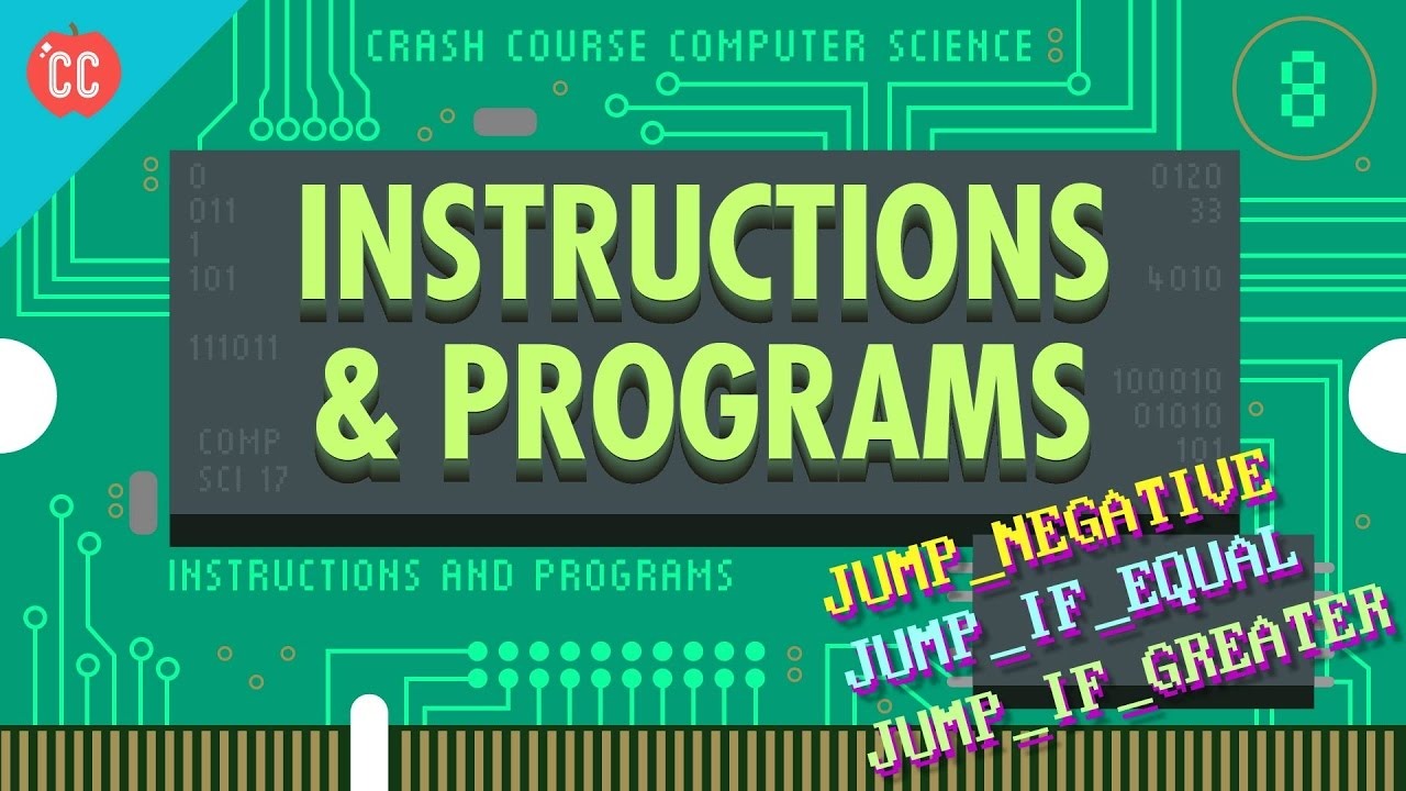 Instructions and Programs: Crash Course Computer Science #8 смотреть онлайн