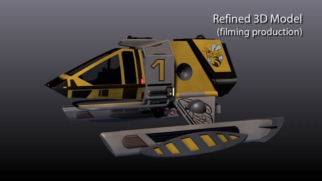 Inner Space II, Part 3B: "New Auxiliary Bay and Striker Bees" (Star Trek CG Scratch Build) смотреть онлайн