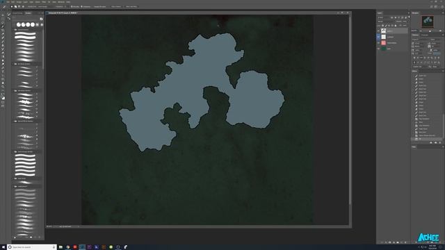 D&D World Map - IN PHOTOSHOP смотреть онлайн