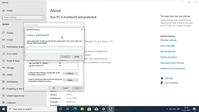 How to Configure Shadow Copy & System Restoration on Windows 10 ? !! Secure your Data 100% !! смотреть онлайн