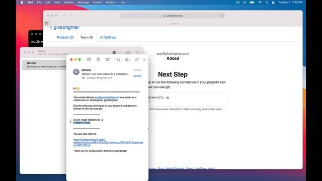Dotenv | Add team members смотреть онлайн