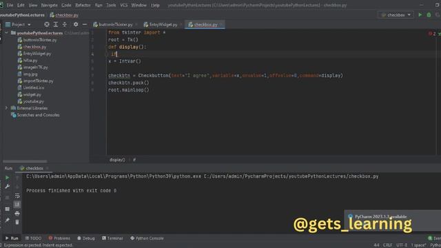 Lecture # 10 Check Button CheckBox In Tkinter смотреть онлайн