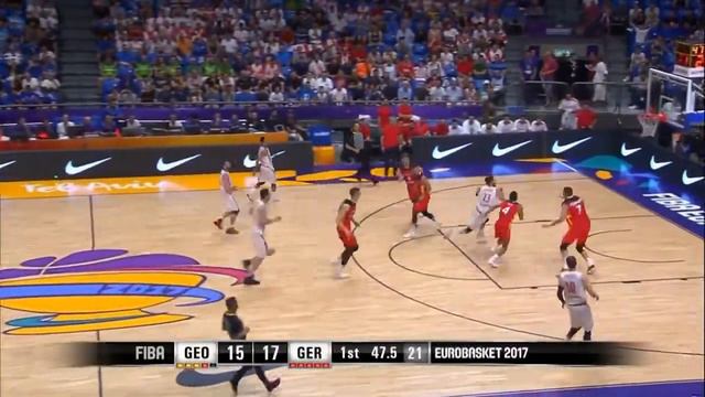 SHENGELIA DUNK/EUROBASKET 2017 смотреть онлайн