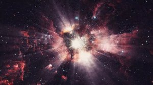 Космос - Заставка для ТВ - Полет сквозь облачное звездное поле