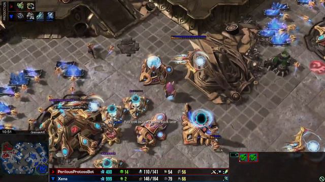 80,000 APM AIR CONTROL! - Starcraft 2 AI - Xena vs PerilousProtossBot смотреть онлайн