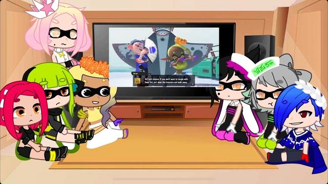 Splatoon react to each other |Frye said a curse word| Pls enjoy смотреть онлайн