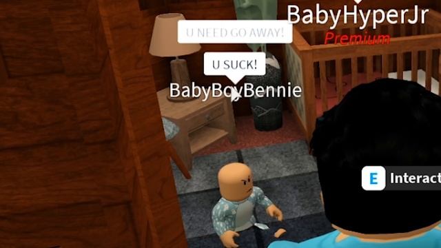 I Adopted The MEANEST Baby.. He Made Baby Hyper Cry! (Roblox Bloxburg) смотреть онлайн