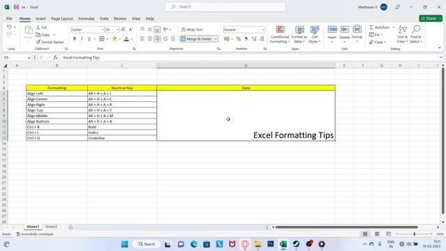 Formatting Shortcuts | Explained in Tamil | Office Guru смотреть онлайн