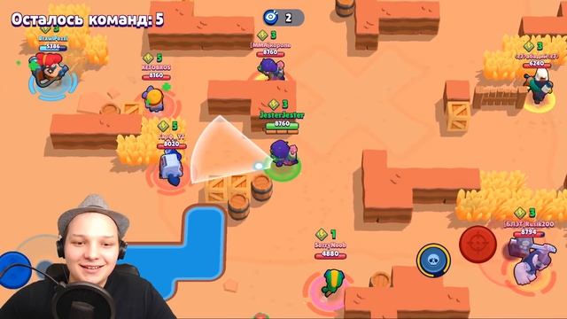 BRAWL STARS, НО ВСЕ ЖДУТ МАЛЕНЬКОЙ ЗОНЫ ДЛЯ БОЯ смотреть онлайн