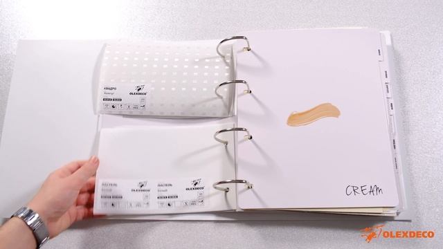 Новый каталог тканей для рулонных штор компании OLEXDECO смотреть онлайн