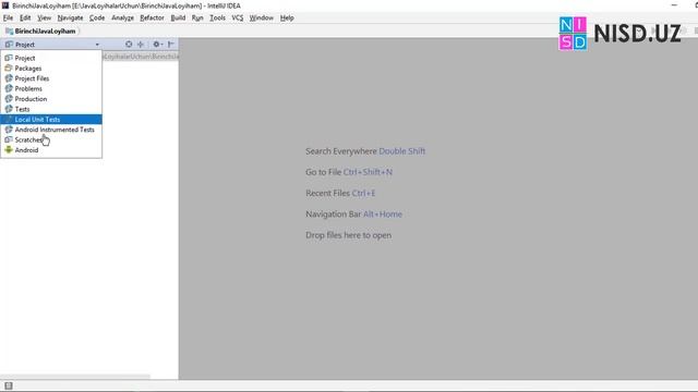 Java dasturlash tilidan darslar 2 Birinchi Loyihani yaratamiz смотреть онлайн