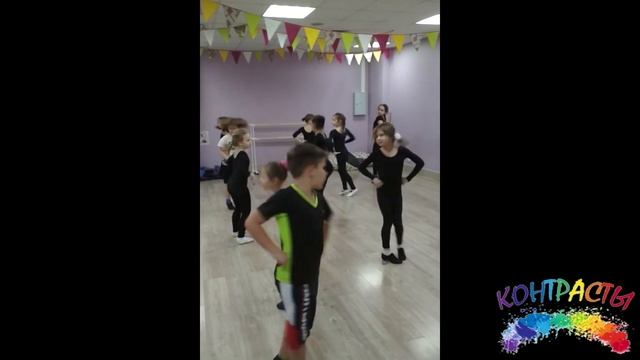 Ансамбль современного эстрадного танца "Контрасты". Наши репетиции! смотреть онлайн