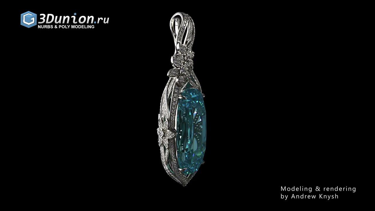 Jewelery Animation. Render анимации