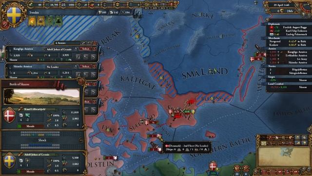 Europa Universalis 4 - Sweden is not OP - Lion of the North Achievement #1 смотреть онлайн