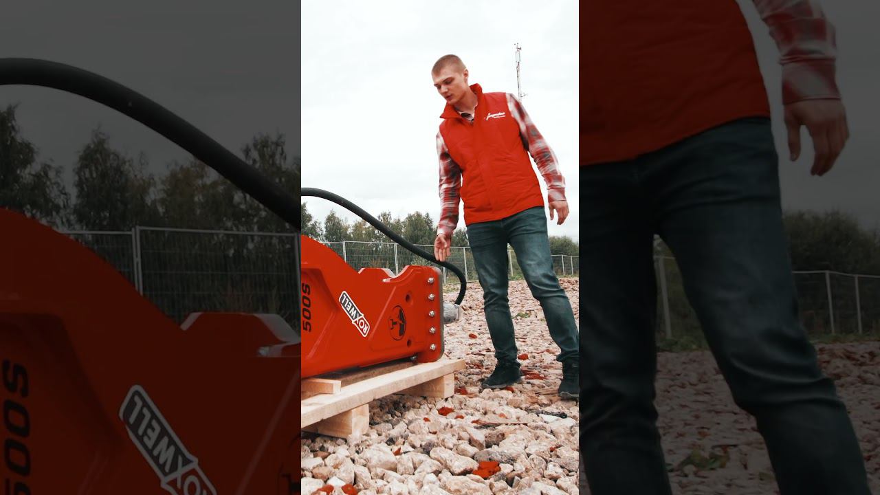 Гидромолот Impulse 500 #экскаватор #гидромолот #демонтаж #спецтехника смотреть онлайн