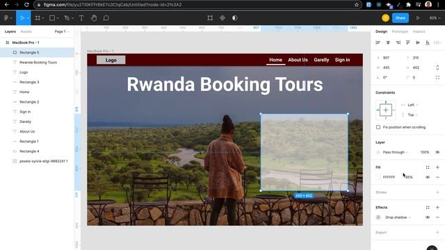 Figma | Tour Booking web | 2. Body / Landing page смотреть онлайн