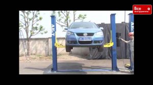 Электрогидравлический двухстоечный подъемник AE&T T4