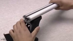 Установка багажника Lux на гладкую крышу за дверные проемы