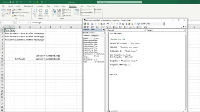 Beginner's Guide to VBA in Excel Part 2: Introduction to Ranges смотреть онлайн