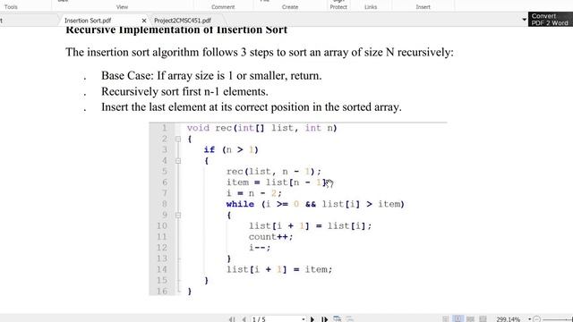 Insertion Sort in Java Homework Help, Programming Assignment Help смотреть онлайн