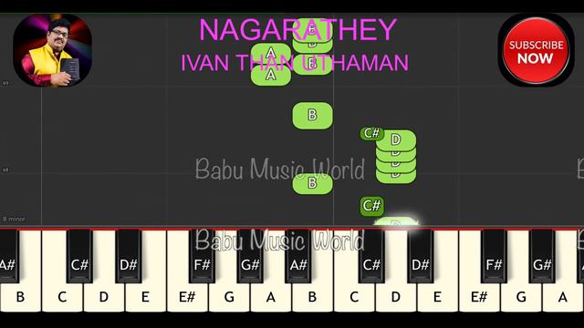 How to play Nagarathey Ivan Than Uthaman Song #bmw #babumusicworld LEARNING PLAY MUSIC NOTES PIANO смотреть онлайн