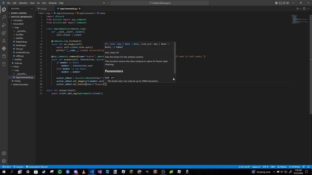 Making a Discord Bot In Python (Part 17: Hybrid & Slash Commands) смотреть онлайн