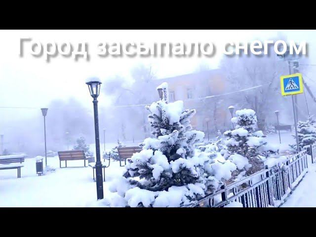 Засыпало снегомзимаснег