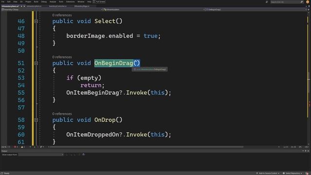 UI Click and Drag events - Inventory System in Unity P7 смотреть онлайн