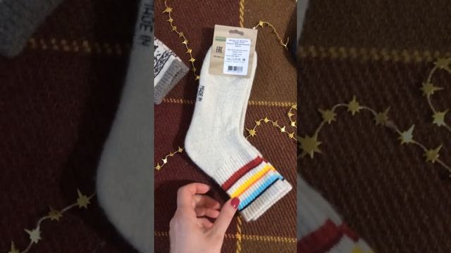 Носки из шерсти монгольской. Шикарные на ощупь и очень теплые! смотреть онлайн