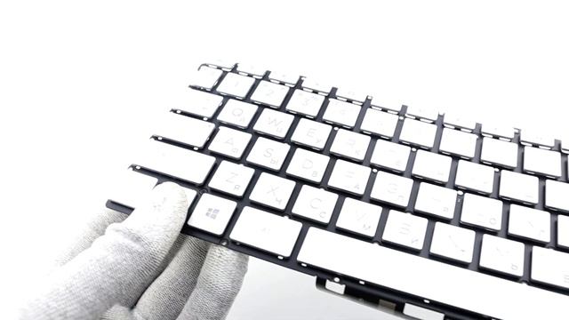 Клавиатура для HP 13-aw Серебро с подсветкой P/n: SN6190BL2 SG-A0320-XUA