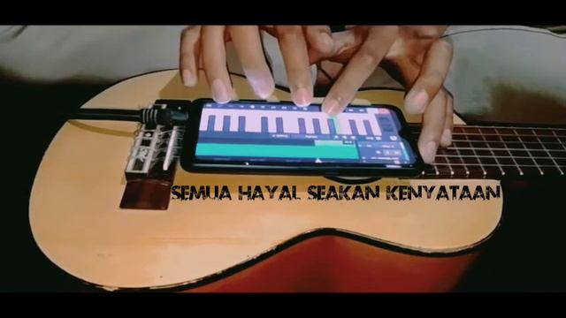 Fourtwnty - Aku Tenang by wardiman Ali (Cover Violin keyboard) смотреть онлайн
