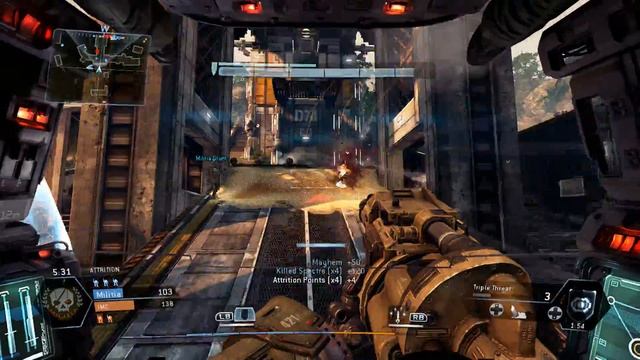 Titanfall: IMC Rising - Attrition on Blackwater Map: 7 Kills, Ogre Multiplayer Gameplay Xbox One смотреть онлайн